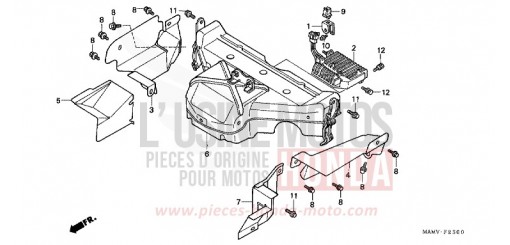 PROJECTION DE CHAMBRE GL1500SEX de 1999